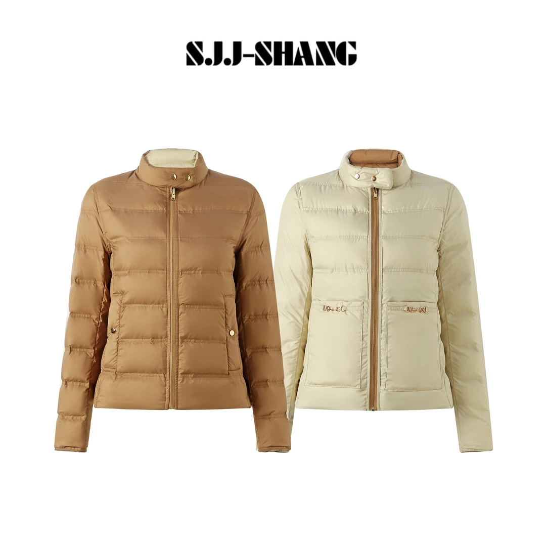 SJJ-SHANG【小古双面穿】一衣两穿风格切换！90白鹅绒羽绒服q135781p