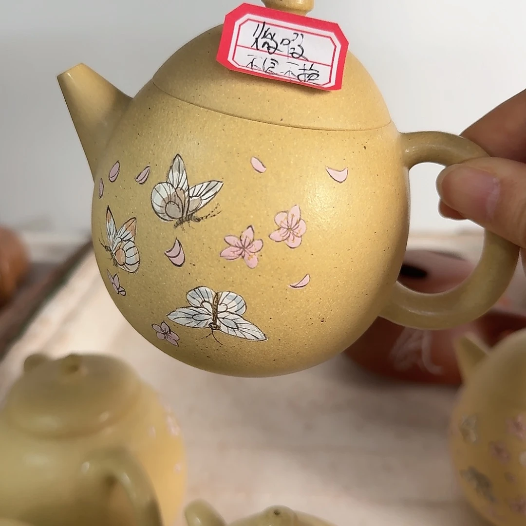 紫砂茶壶黄龙山原矿本绿280