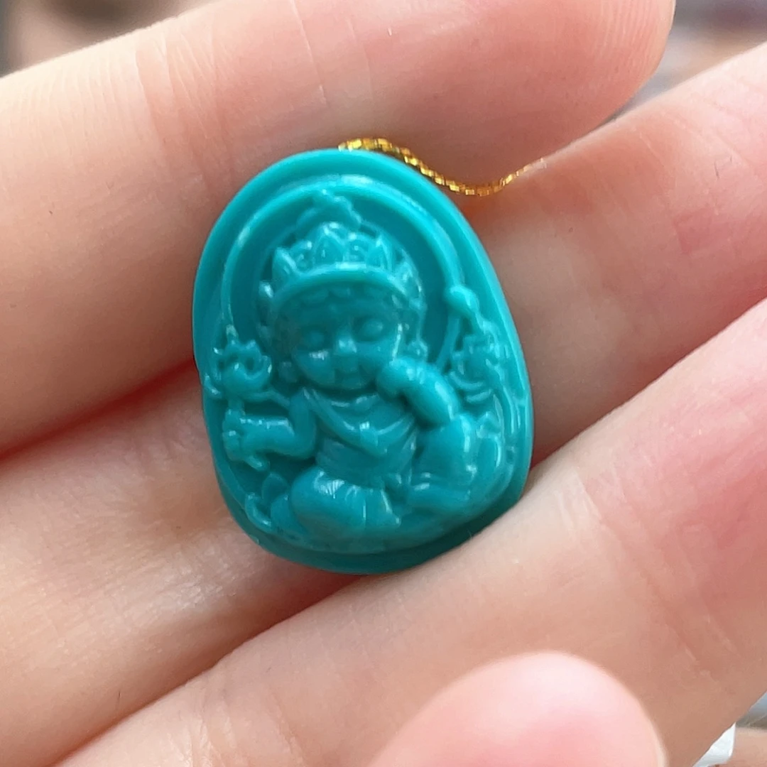 未镶嵌绿松石颈饰
