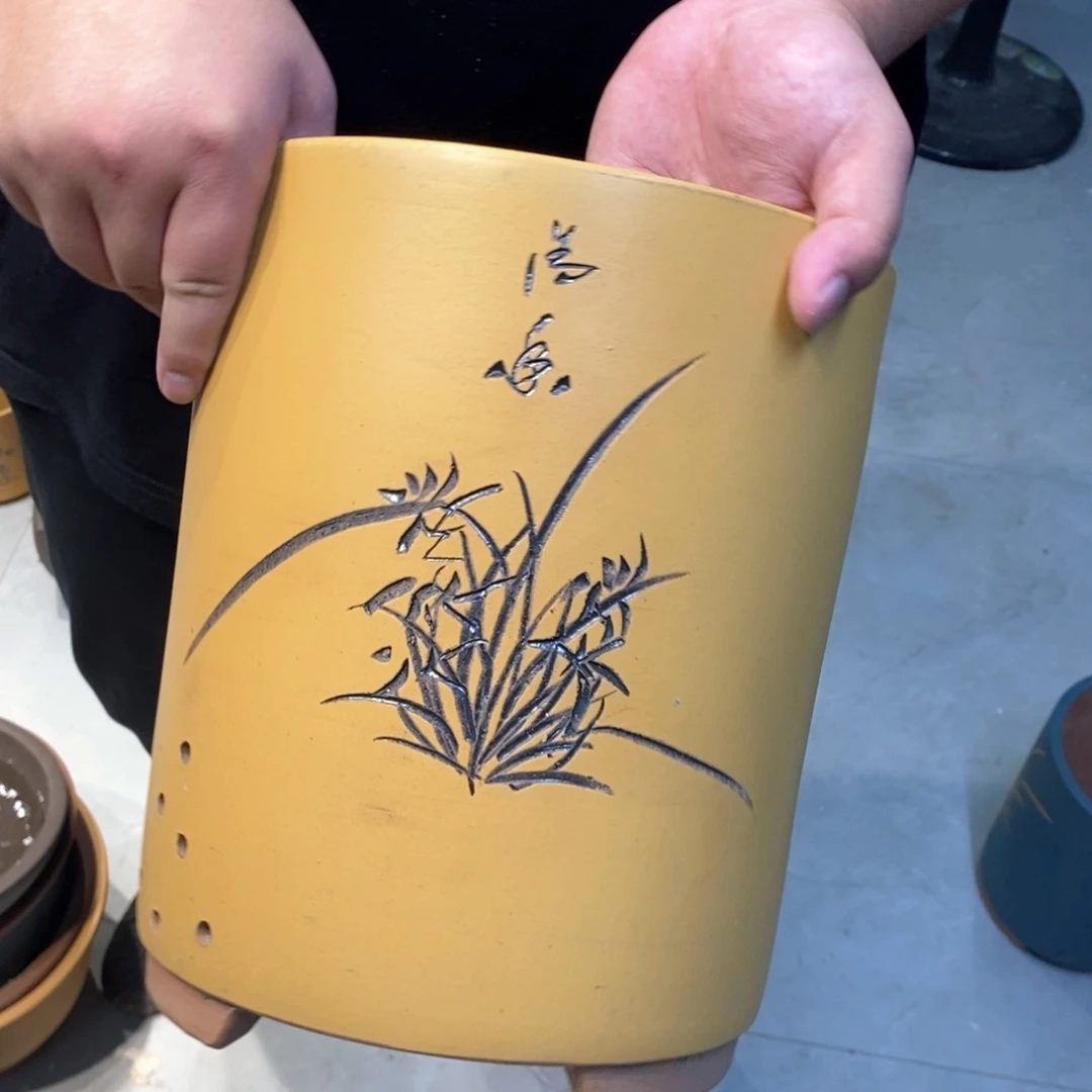 紫砂花盆口径口径17 22