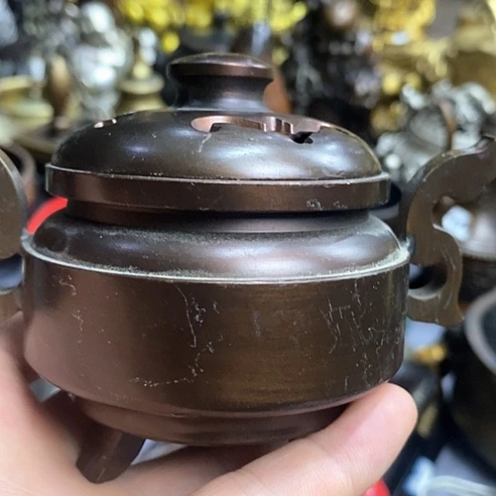 时***苒铜器工艺品摆件香炉
