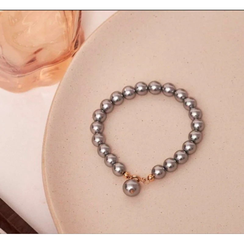 铜合金手链 574轻奢时尚法式珠珠手链