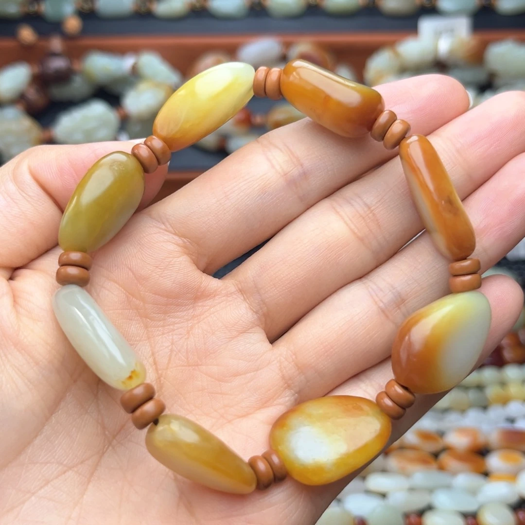 和田玉手链未镶嵌