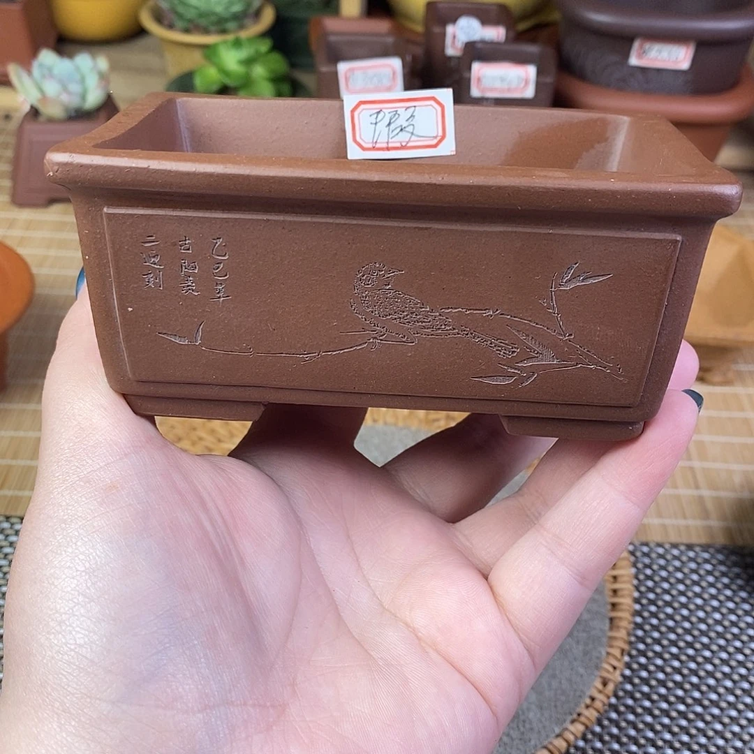 宜兴紫砂精品花盆