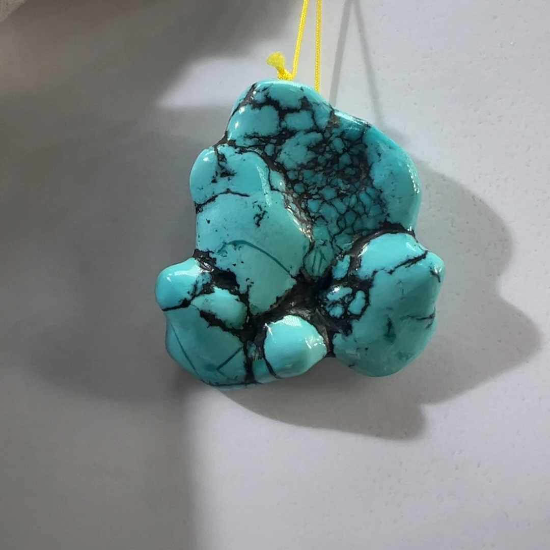 绿松石未镶嵌挂件