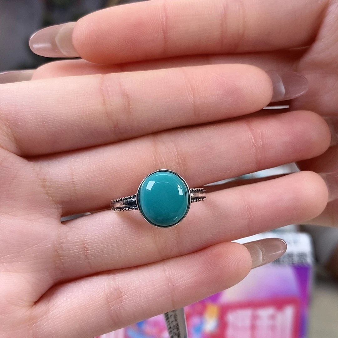 绿松石银S925镶嵌珠宝奇石