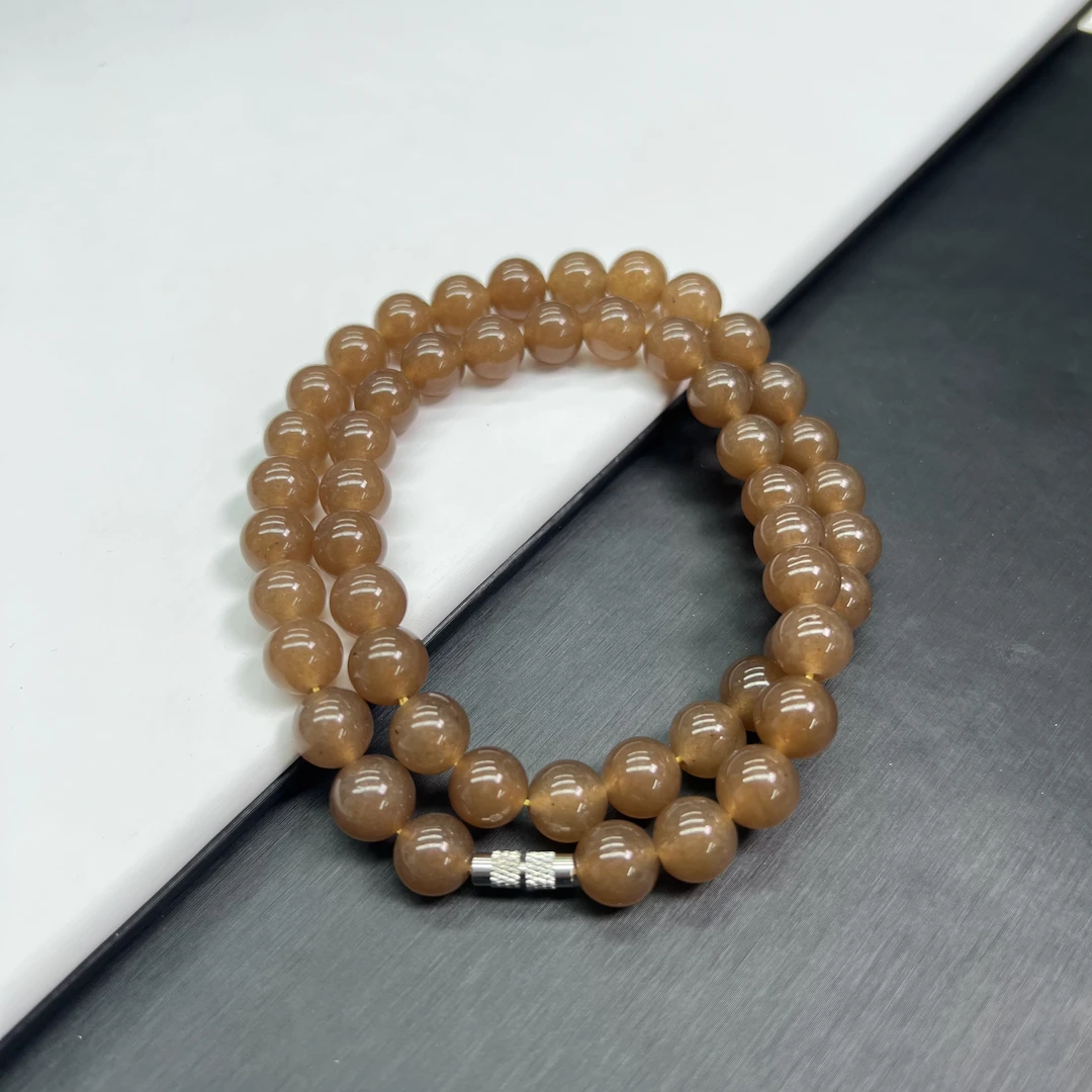 a256焦糖妈妈链10mm手串百搭