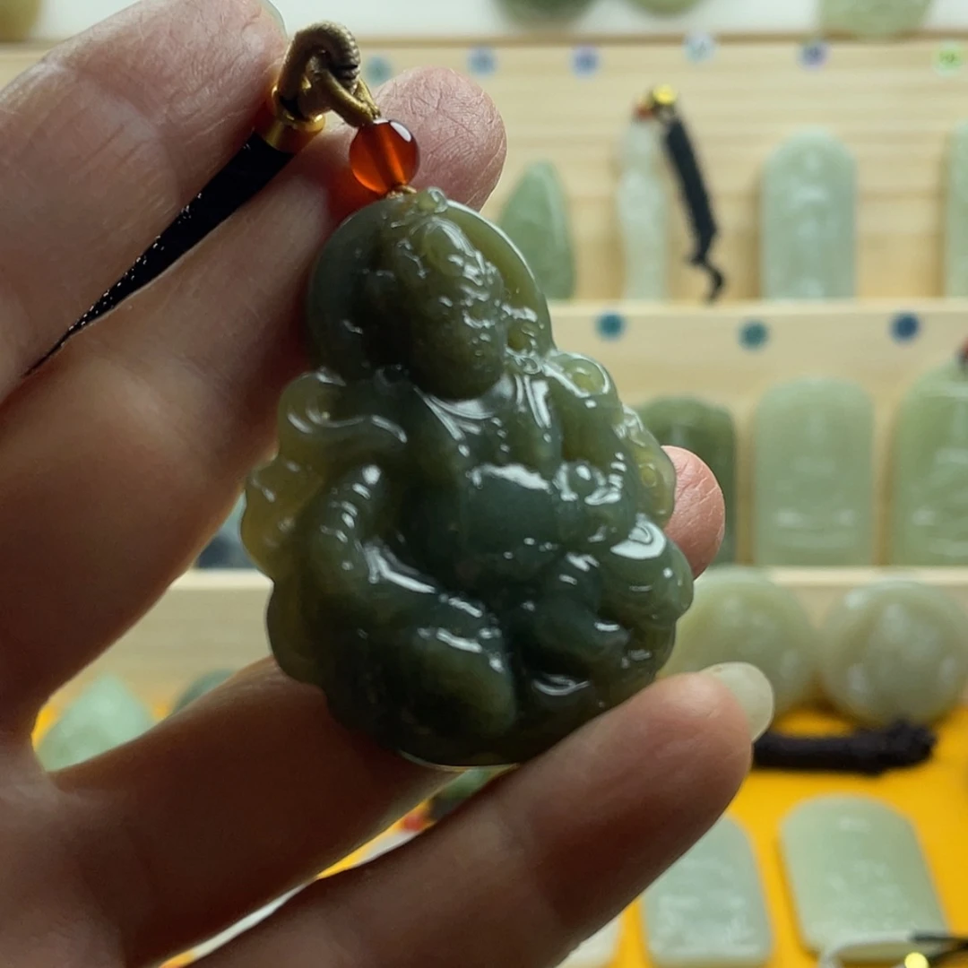 【闪购商品】双面雕精品黄财神