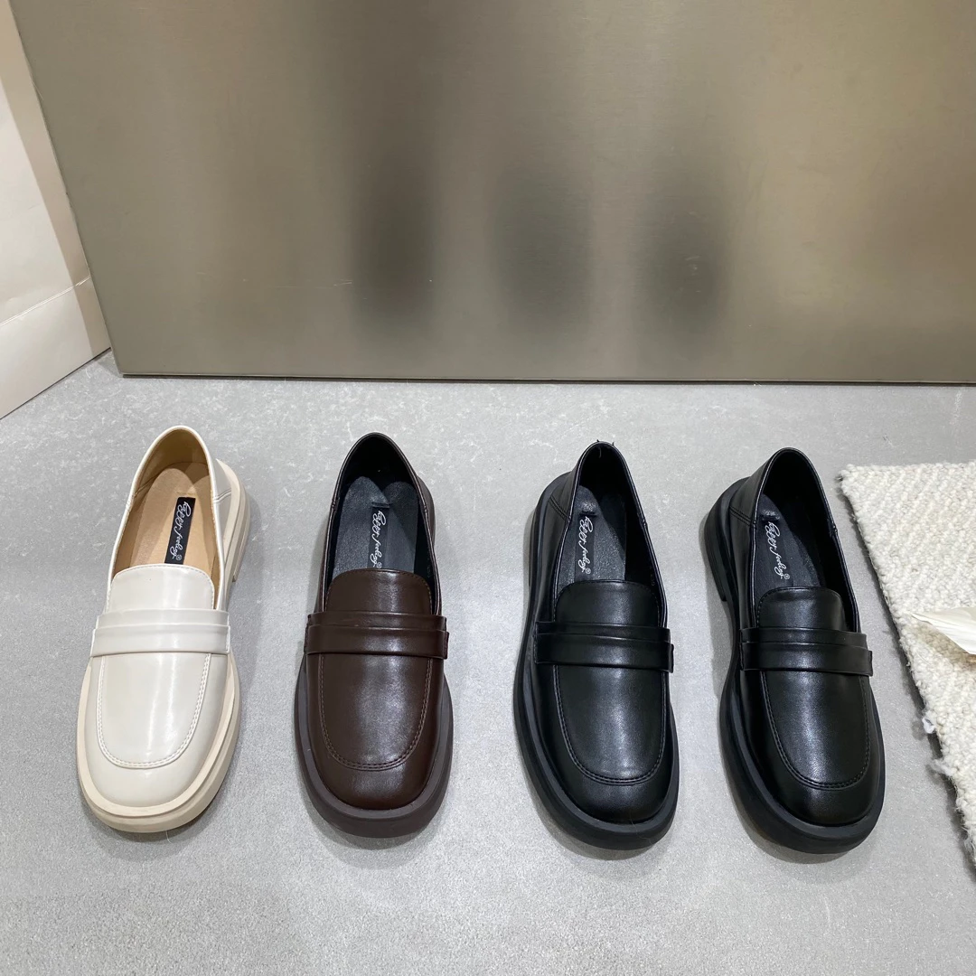 春季厚底英伦乐福鞋