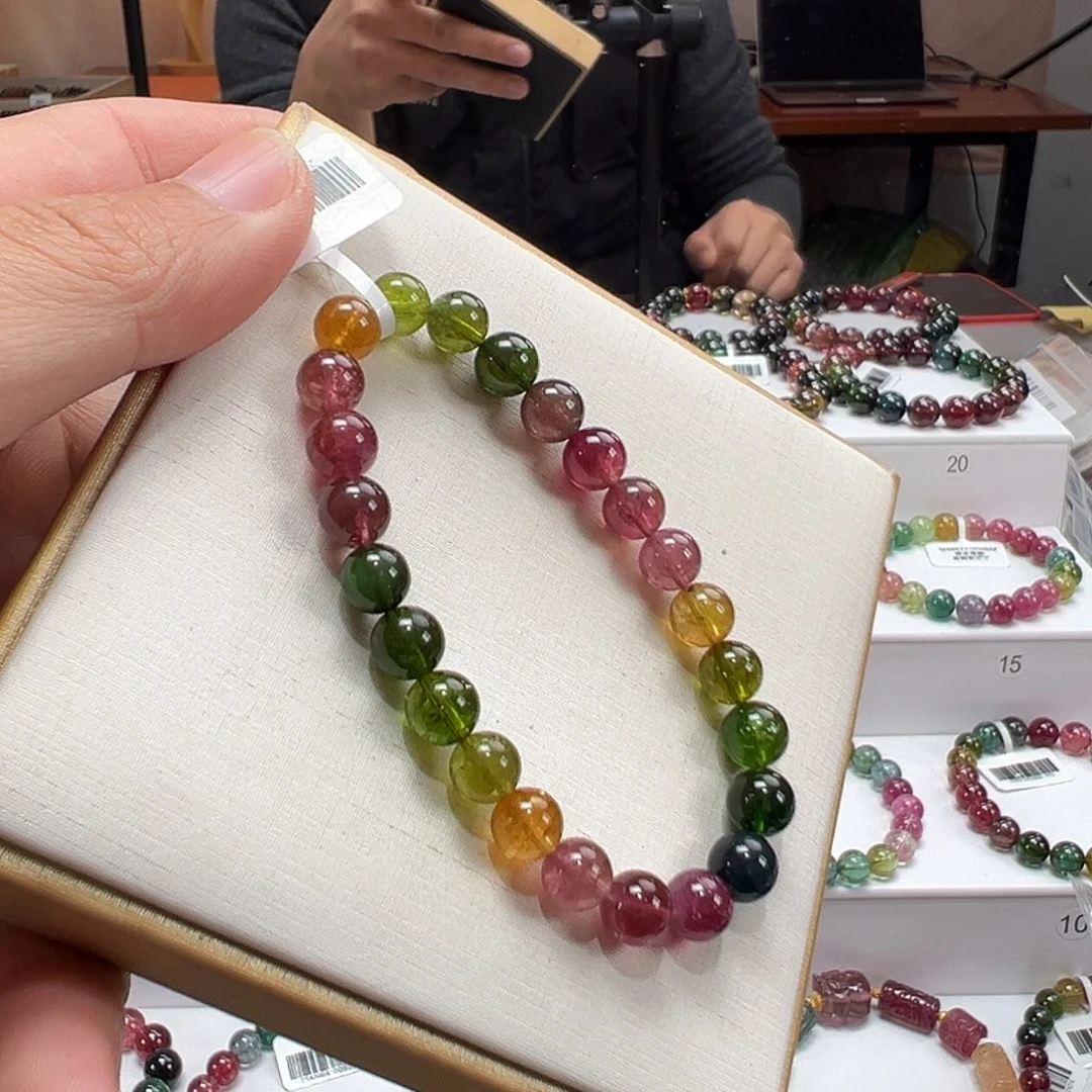 碧玺手串未镶嵌7.5mmmmmmmmmmm