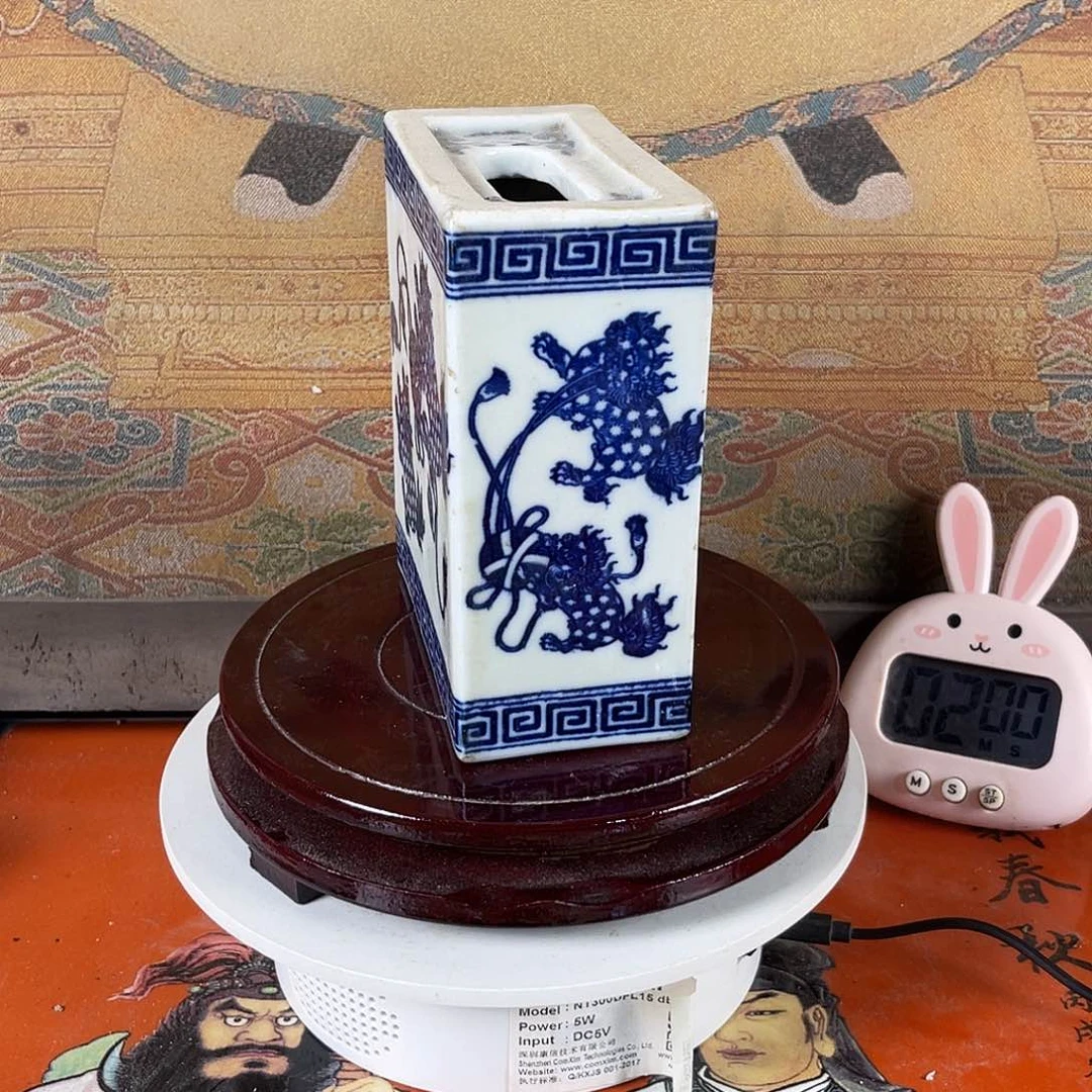 摆件d****3青花瓷摆件存钱罐