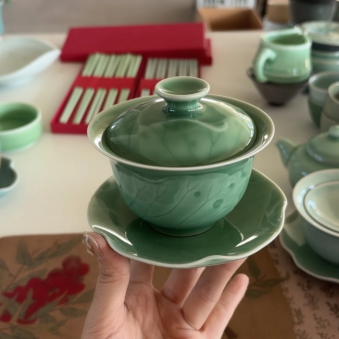 小米茶器龙泉云间青瓷