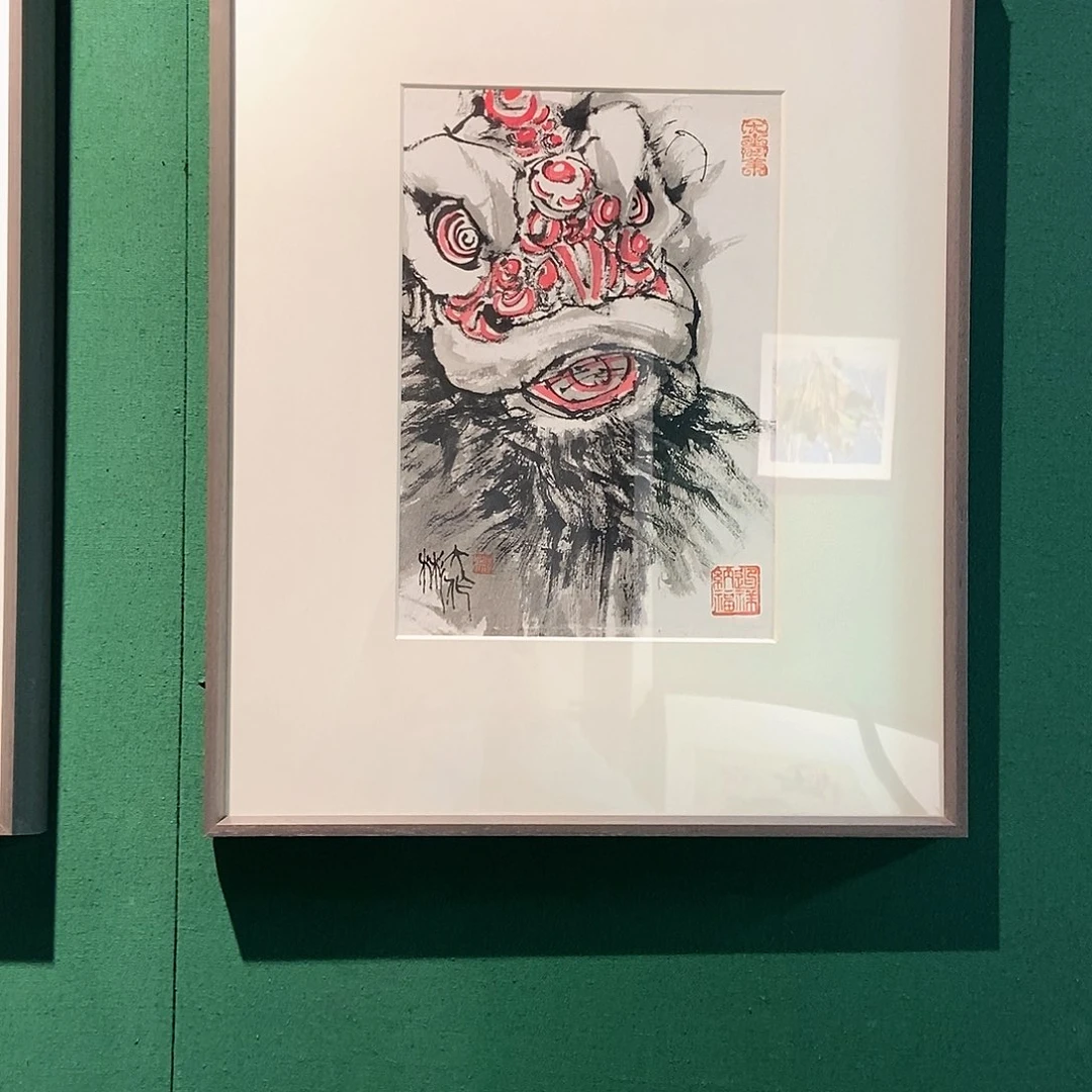 国画张彬老师带框作品