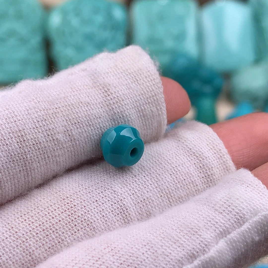 绿松石未镶嵌直切卡7.5