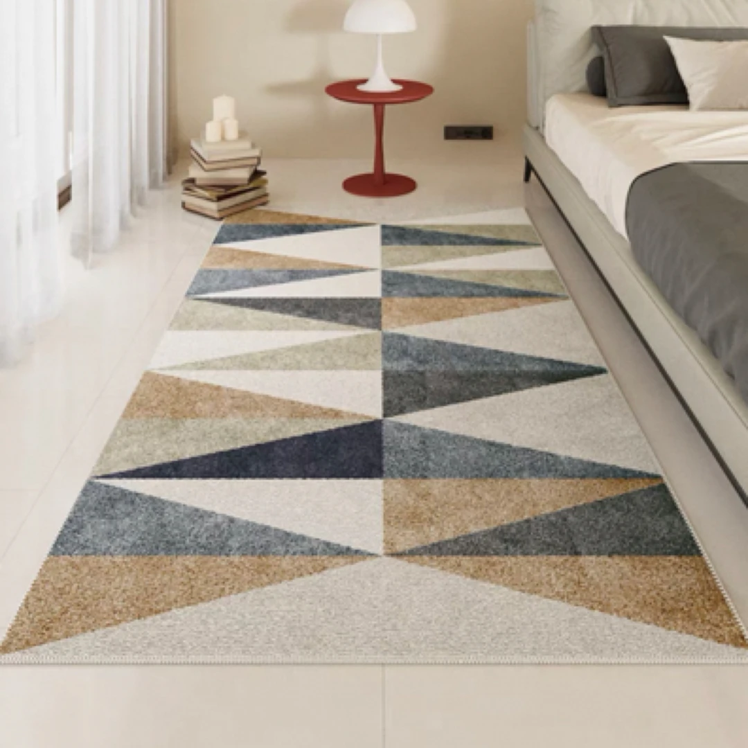 美国山姆 黄色多边形 61*109 室内地毯 以直播展示为主微瑕