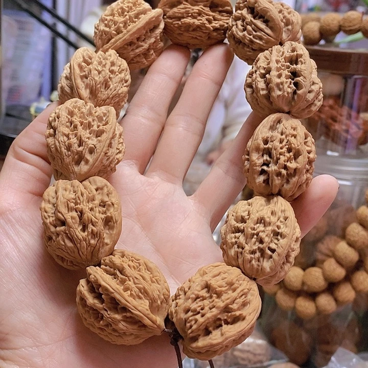 【闪购商品】文玩核桃把件34虎头手持
