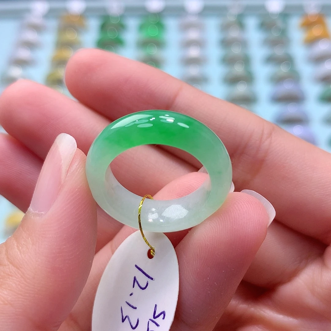 未镶嵌戒指翡翠1213圈