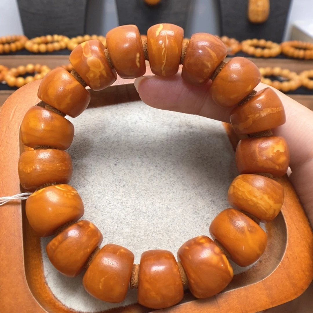 蜜蜡未镶嵌手链蜜蜡