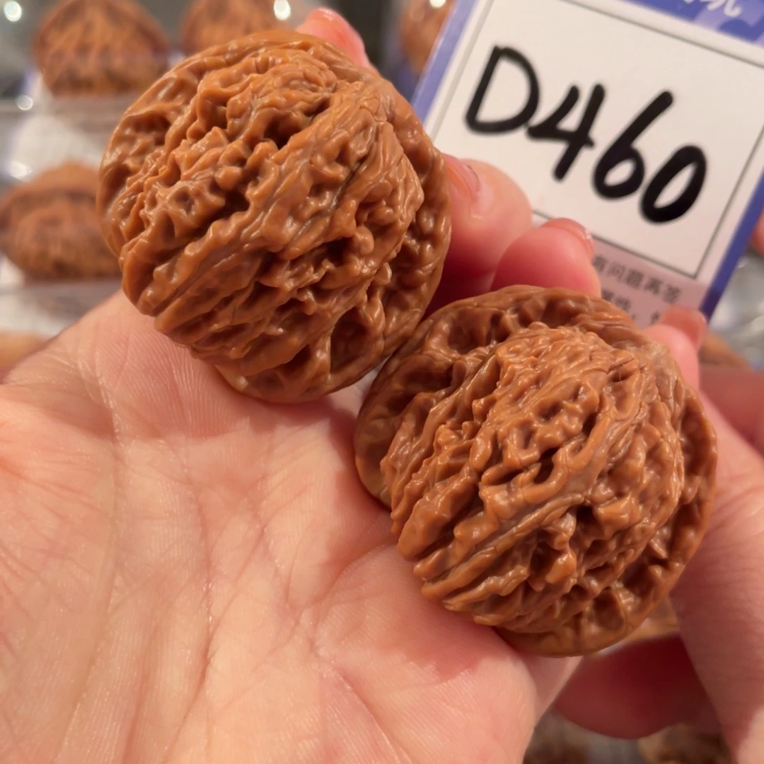 把件文玩核桃D460四座楼40