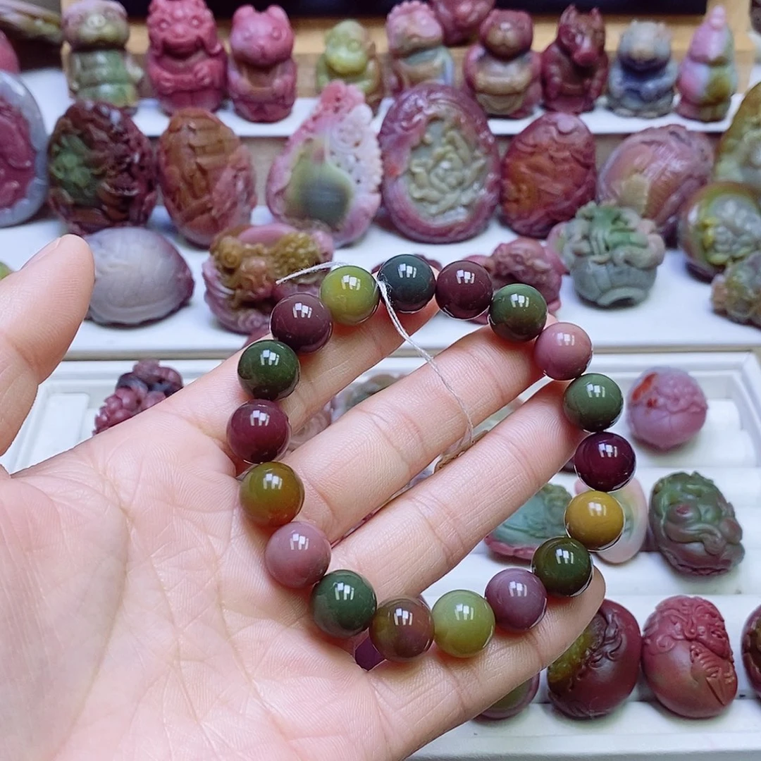 玛瑙/玉髓盐源玛瑙手串未镶嵌