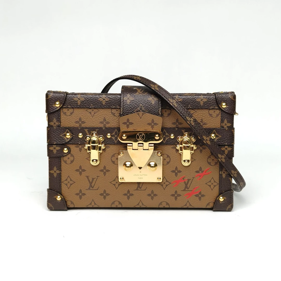 95新 LouisVuitton/路易威登 【念念】月光宝盒 20 老花 PVC 芯片