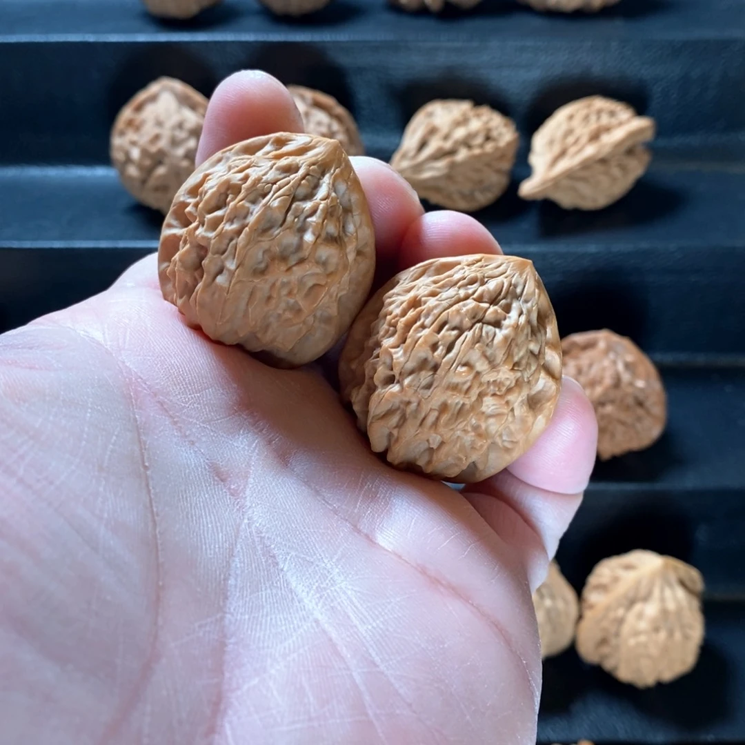 桃核把件野生原树七步沟34微修