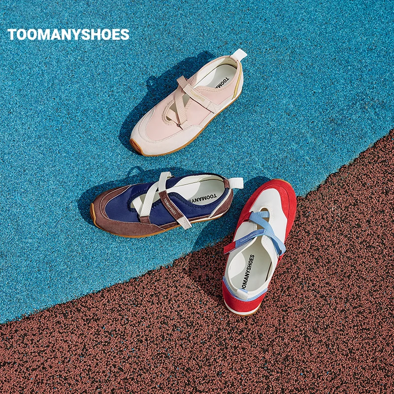 【T】Toomanyshoes女鞋25新款快乐星球运动风玛丽珍厚底复古德训鞋