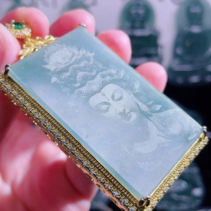 翡翠未镶嵌颈饰999999999