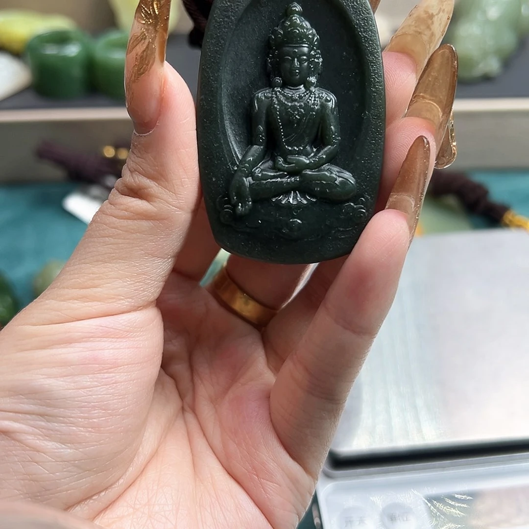 和田玉吊坠(不含链)未镶嵌