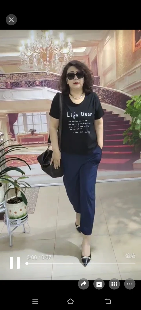 大码女装-短袖16076