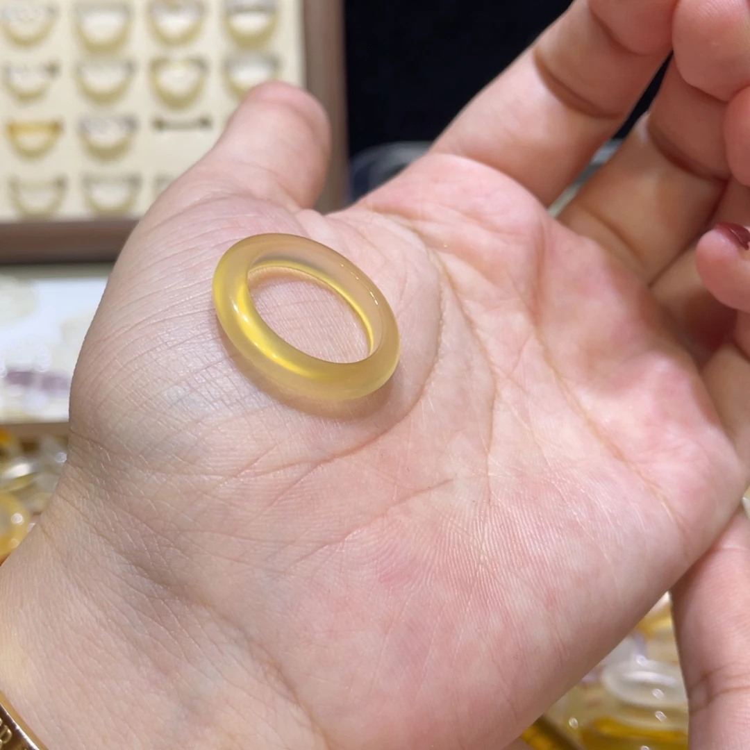 玛瑙/玉髓合金戒指63号港19
