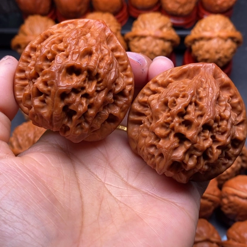 【闪购商品】文玩核桃把件47官帽
