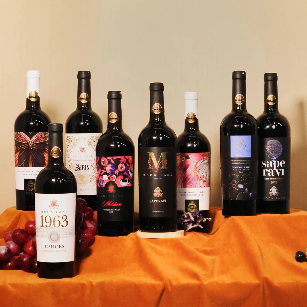 【俄罗斯进口】木莱特晚香圣堡兰火烈鸟粉黛黑m红葡萄酒组合750ml