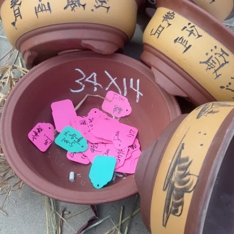 紫砂花盆40-1。34-14.。。