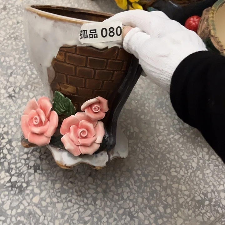 粗陶材质多肉花盆080