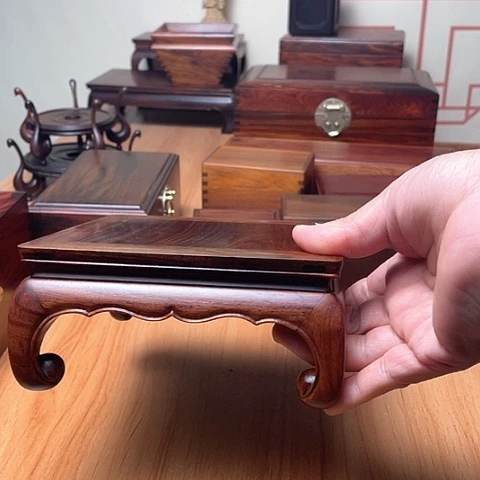 交趾黄檀（大红酸枝）底座16