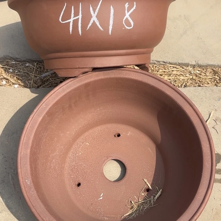 紫砂花盆   80-2。 41-18