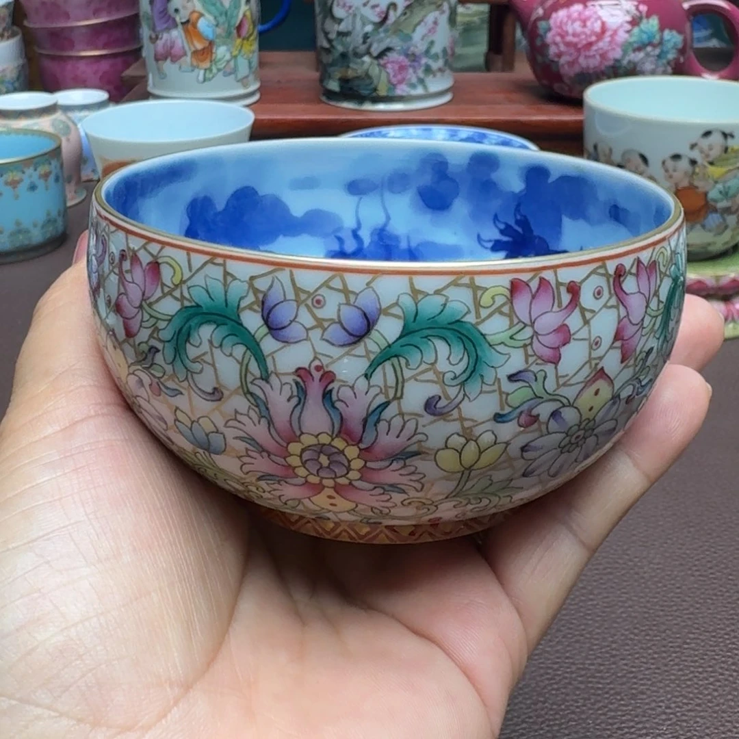 瓷片景德镇仿古手工制作精品展示