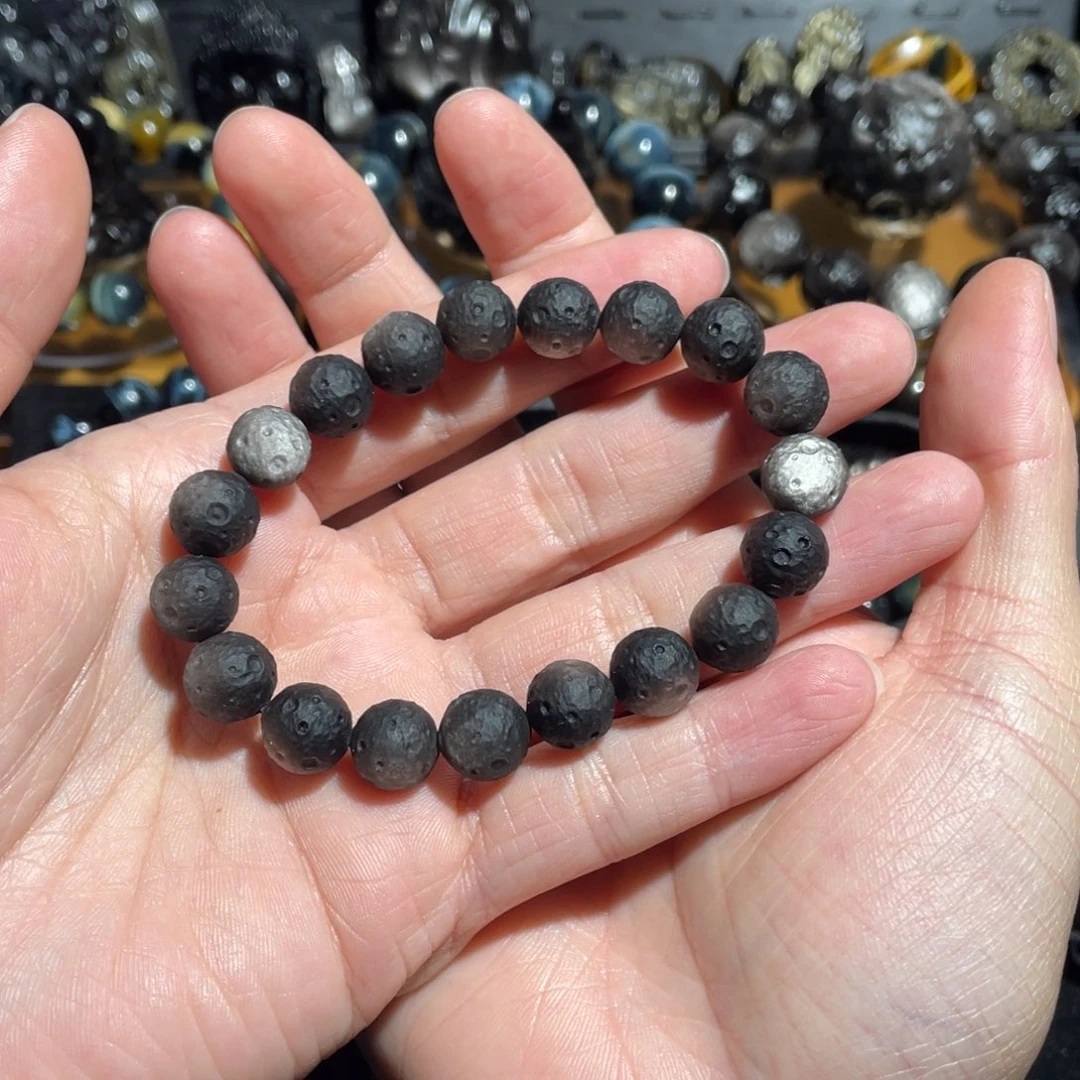 黑曜岩手串未镶嵌喜*冬