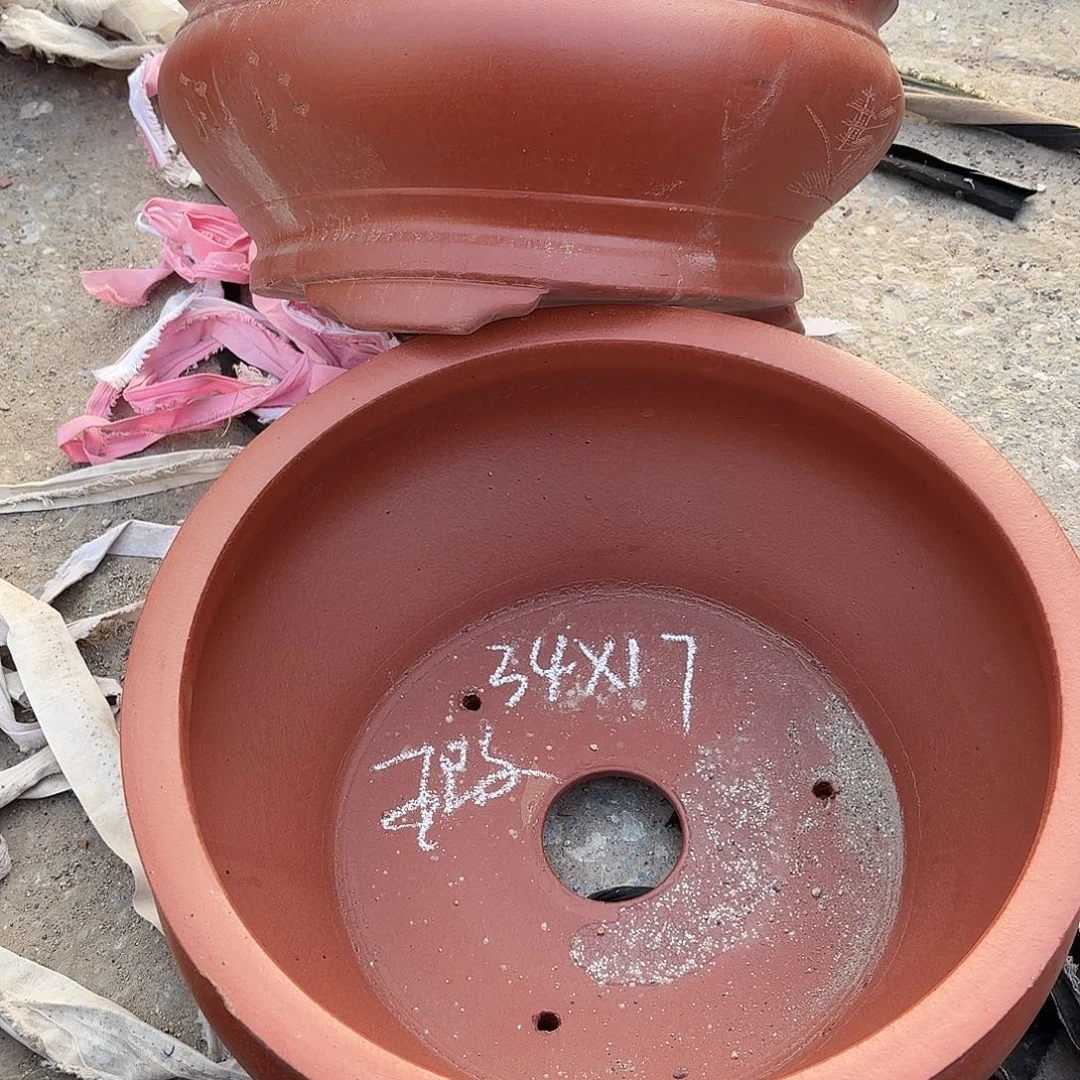 宜兴紫砂花盆，现货发