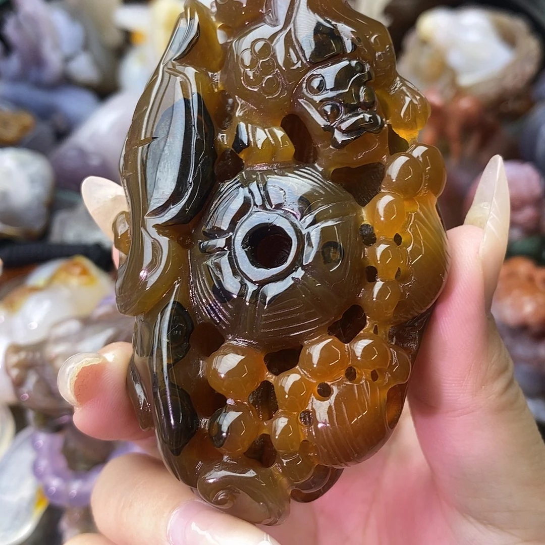 玛瑙/玉髓未镶嵌颈饰