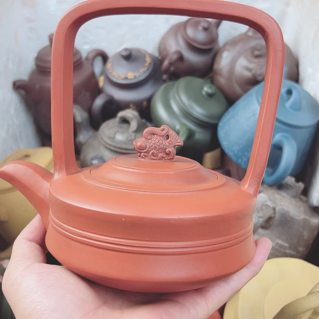 茶壶紫砂宜兴原矿紫砂壶450毫升容量