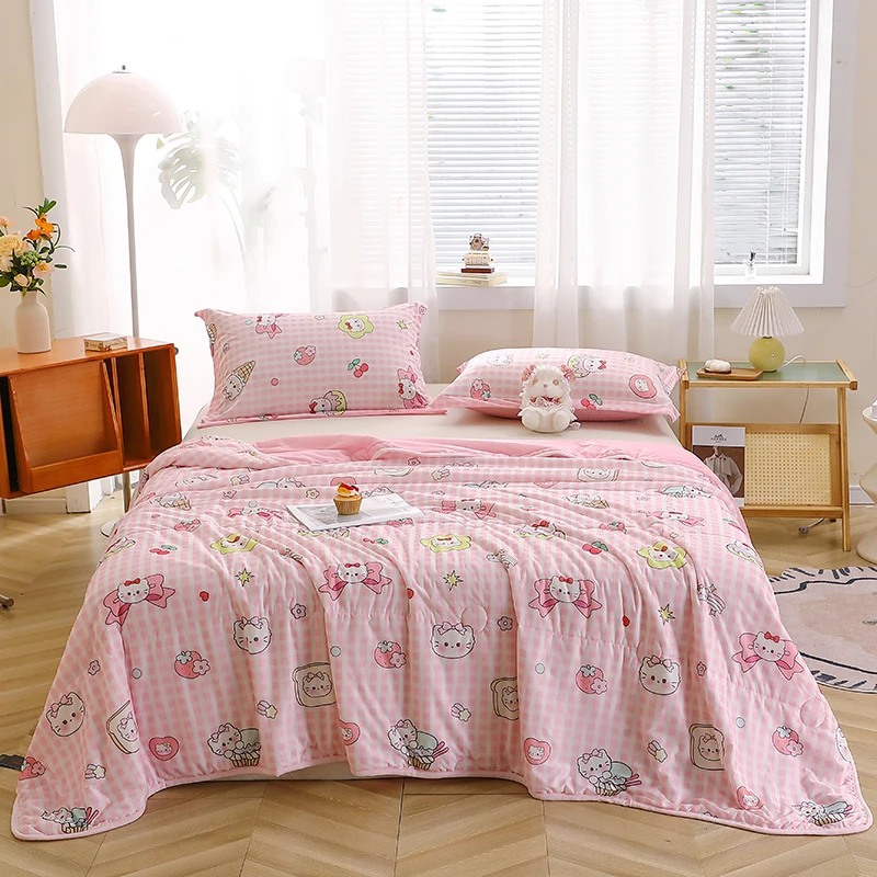 【深度睡眠】轻奢新款粉红午休被沙发被夏凉被空调被可机洗春秋被