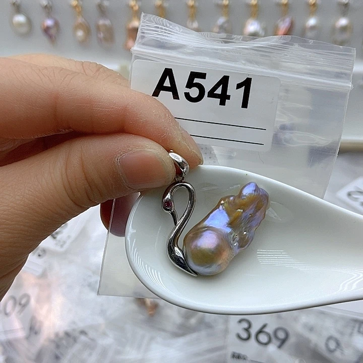 淡水珍珠颈饰银S925镶嵌