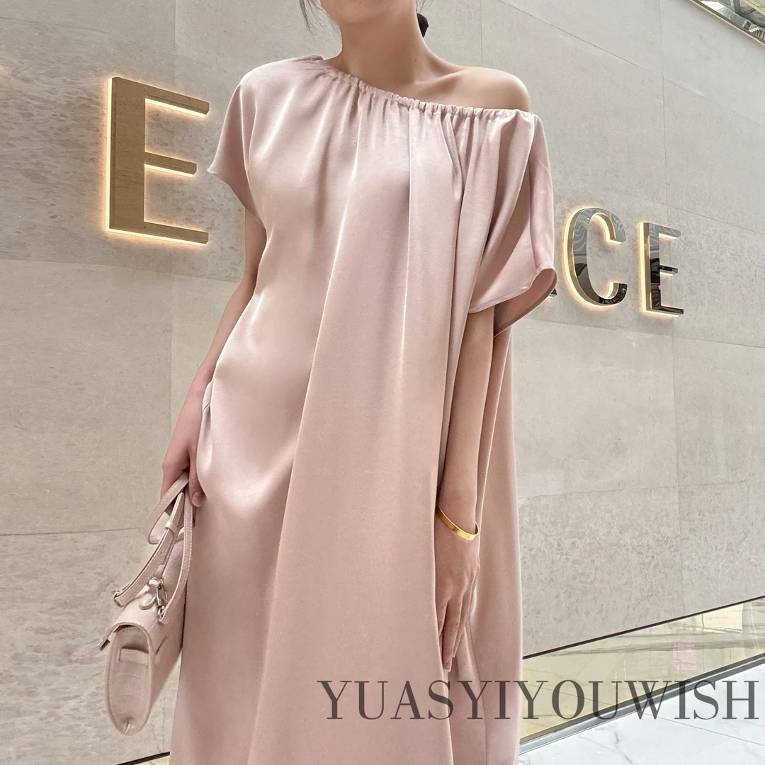 YUASYIYOUWISH|“气自华”设计师版型茶歇风宽松休闲连衣裙