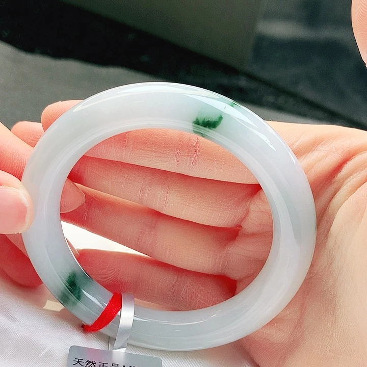 翡翠未镶嵌手镯缅甸天然a货翡翠手镯