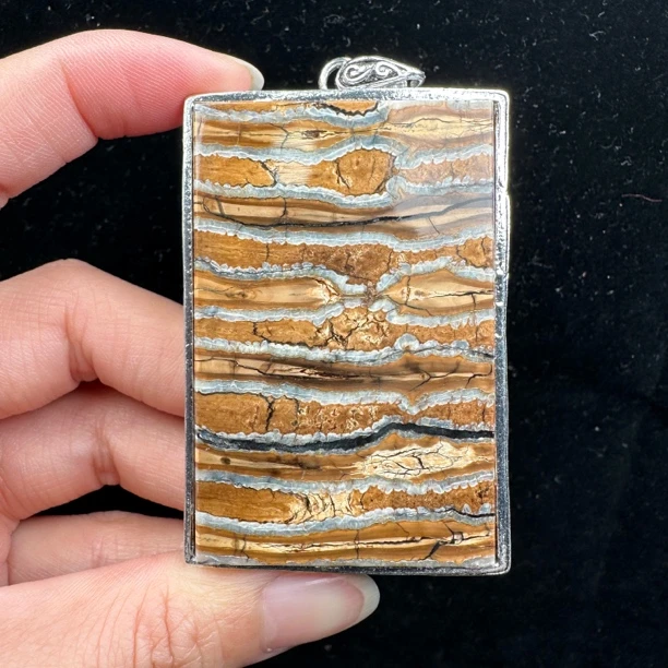 N1361天然猛犸牙 臼齿461无事牌 73g支持鉴定 假一罚四