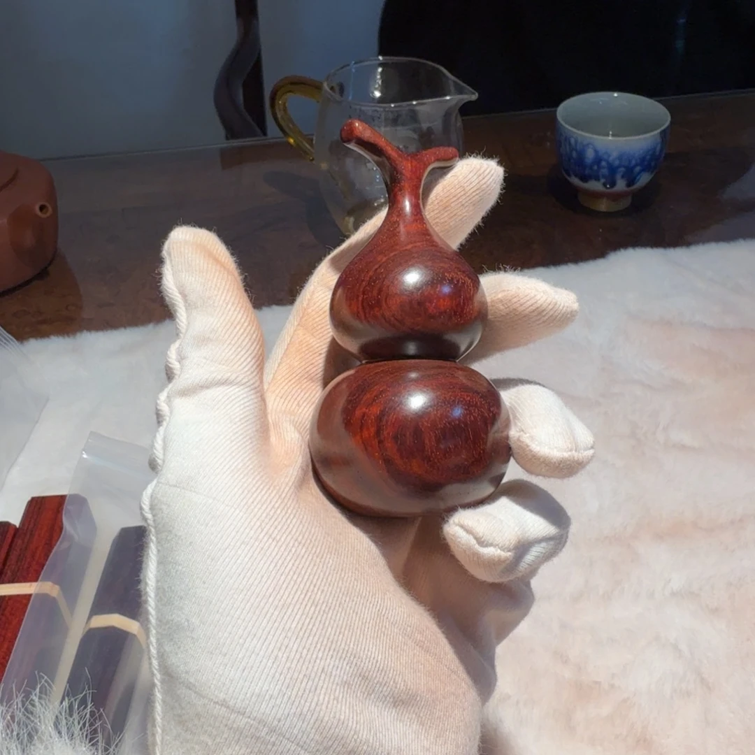 小***池小叶紫檀手串/手链琴料水波葫芦