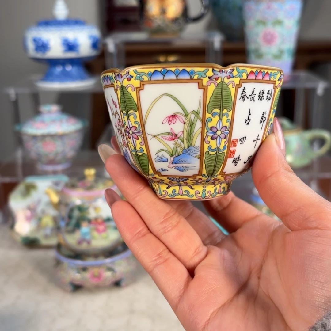 纯手工手绘 高端茶器