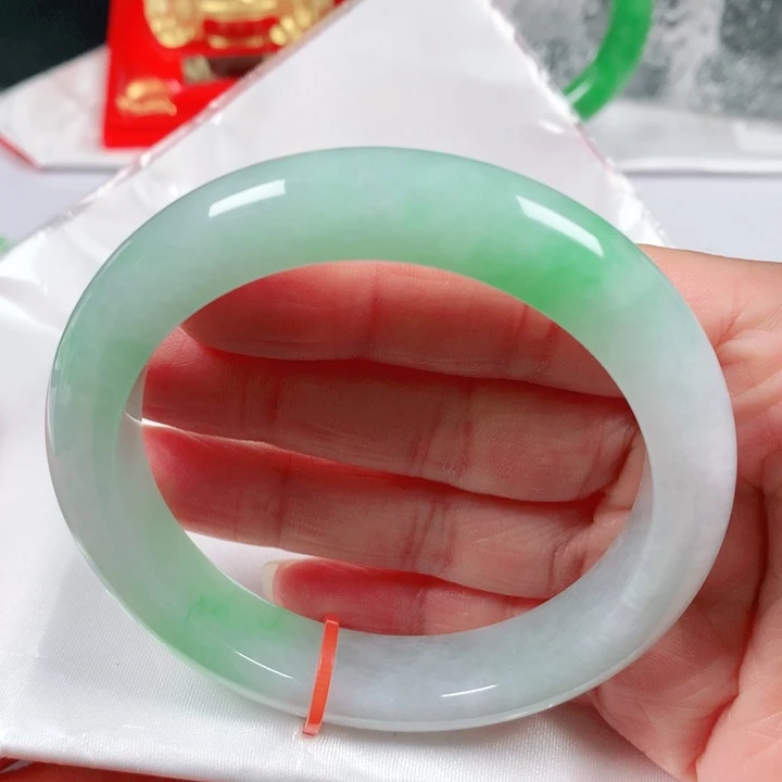 未镶嵌手镯翡翠  编号0268 正圈60 福利镯